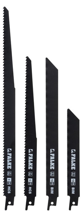 Tiesinio pjūklo ašmenys "Falke", 2 x 4vnt.